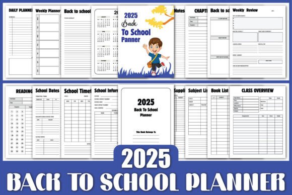 2025 Back to School Planner Interior