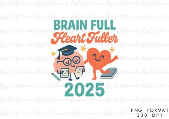 Back to School Brain Full PNG for Creative Projects