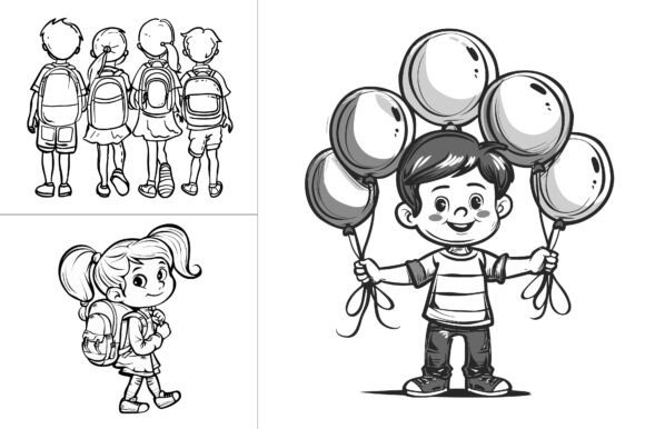Back to School Line Art Vector: A Versatile Design Asset for Creative Projects