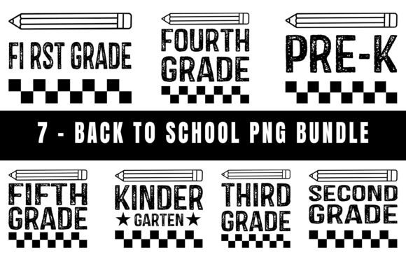 Back to School PNG Design Bundle