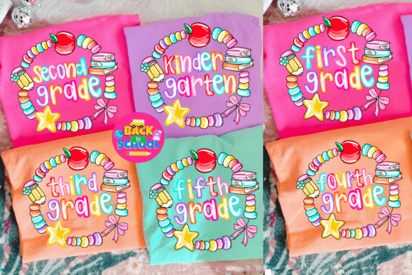 Bracelets Back to School PNG Bundle: A Versatile Design Resource