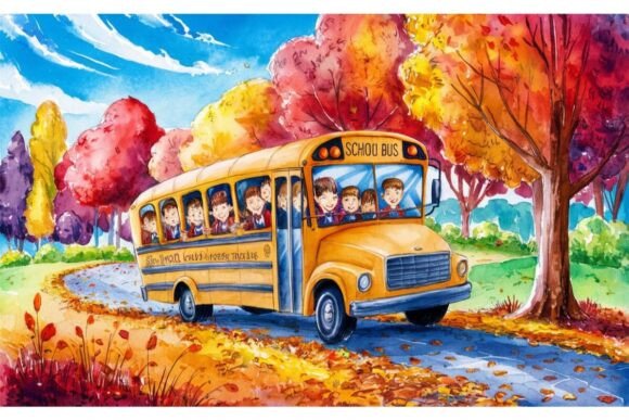 Free Back to School AI Set Background: A Creative Resource for Project Development and Presentation Success