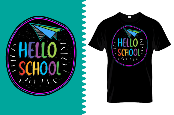 Hello School Badge Back to School