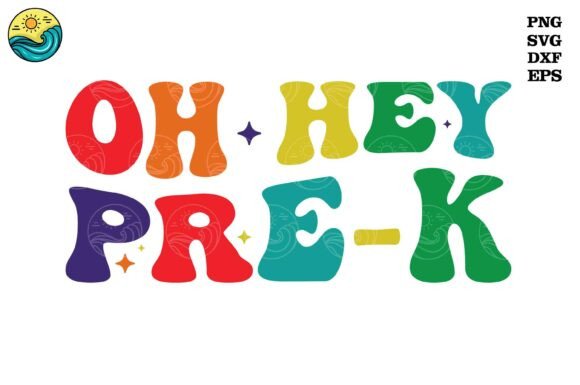 Oh Hey Pre-K SVG Retro Back to School