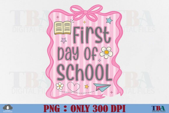 Preppy Back to School PNG: A First Day of Style for Your Creative Projects