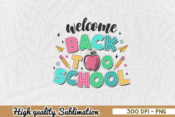Welcome Back to School Love PNG